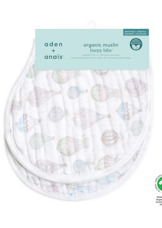 2 PACK BURPY BIBS-ABOVE THE CLOUDS