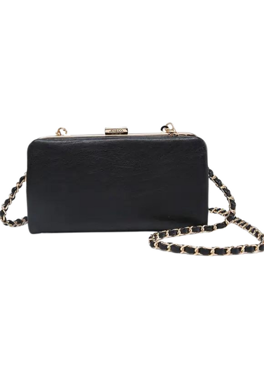 SUE WALLET CROSSBODY-BLACK