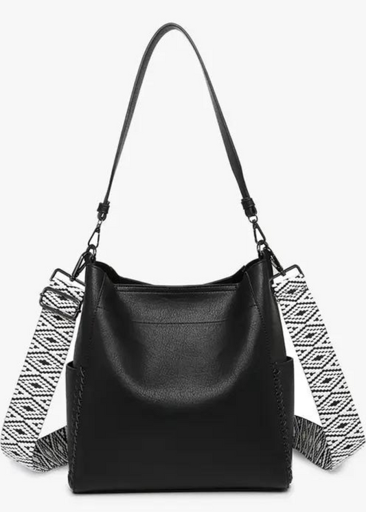 PENNY 2-IN-1 BUCKET BAG-BLACK