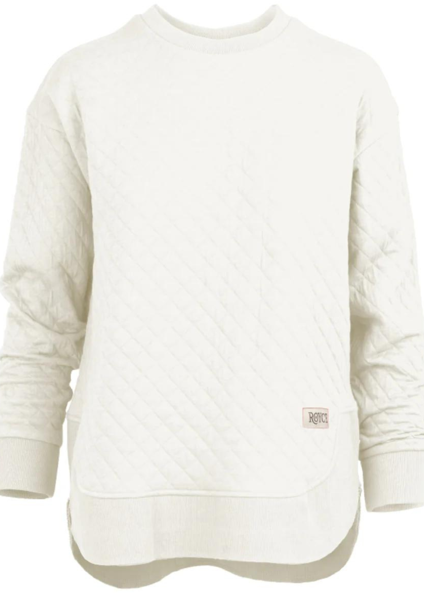 PASADENA LONG SLEEVE CREW NECK-IVORY