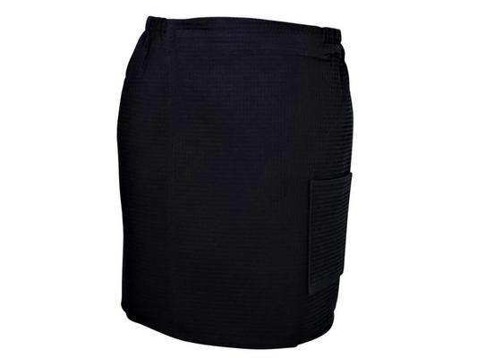 MEN'S WAFFLE WRAP-BLACK