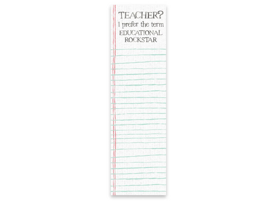 TEACHER LIST PAD