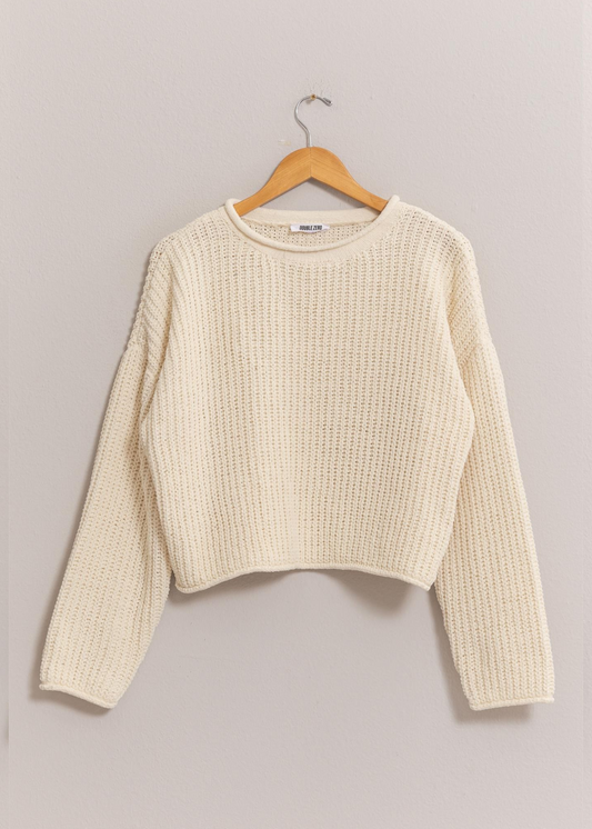 ROSIE SWEATER: CREAM