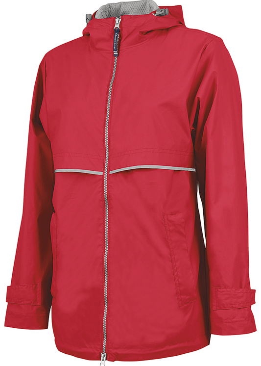 NEW ENGLANDER RAIN JACKET RED