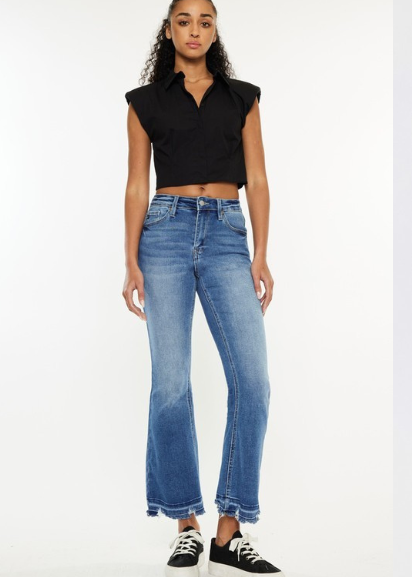 HIGH RISE CROP BOOTCUT