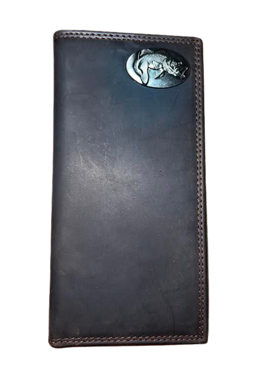 CRAZY HORSE ROPER WALLET-BASS