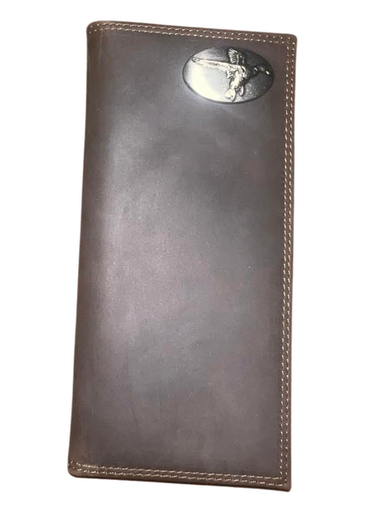 CRAZY HORSE ROPER WALLET- MALLARD