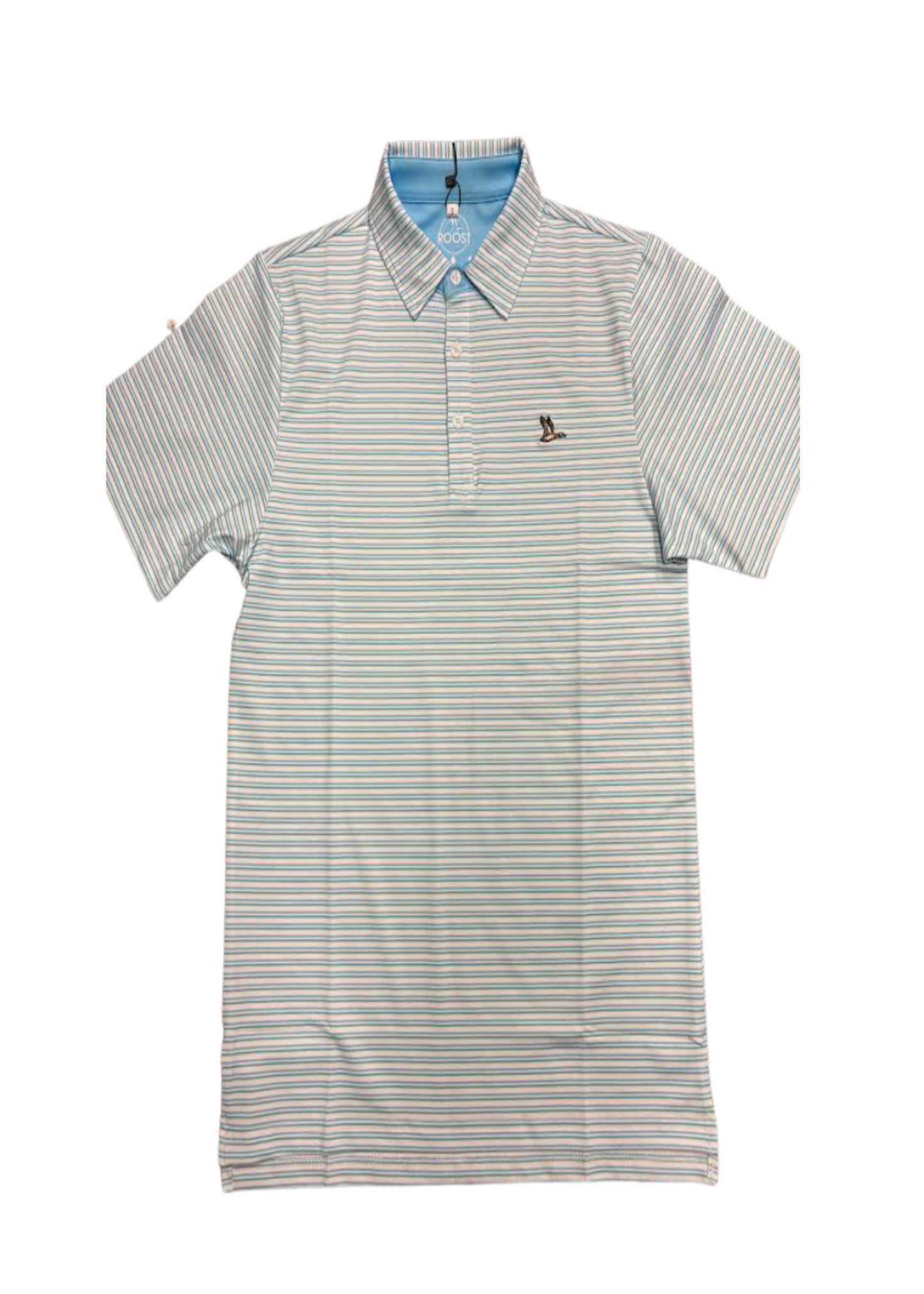 CARLISLE POLO-BLUE/GREEN