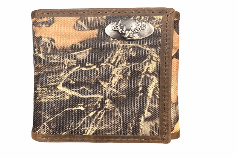 BUCK NYLON TRI-FOLD WALLET