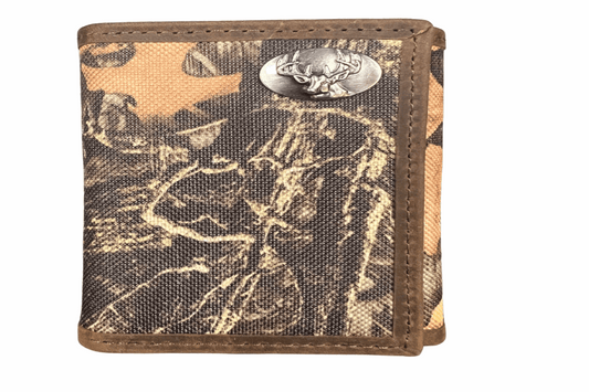 BUCK NYLON TRI-FOLD WALLET