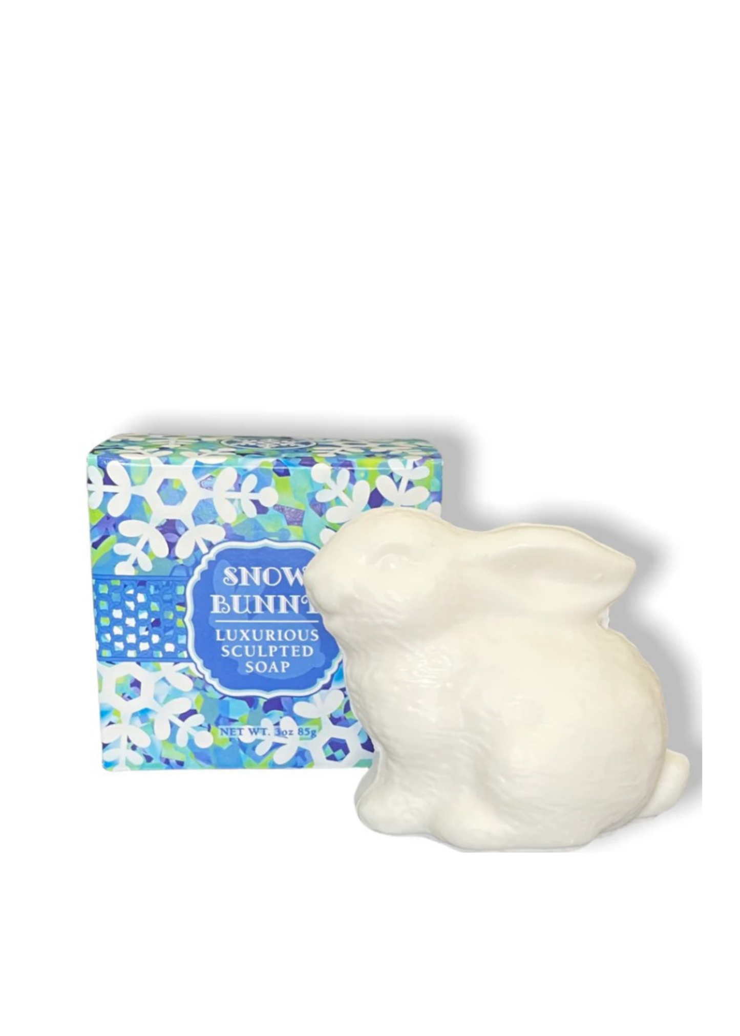 BUNNY SCULPTED SOAP-SNOW