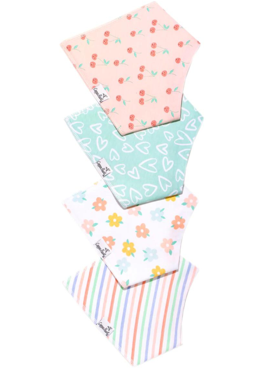 BANDANA BIB SET-CHEERY