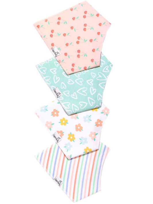 BANDANA BIB SET-CHEERY