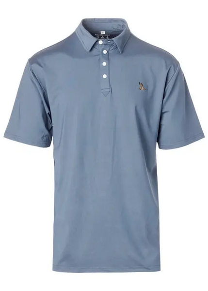 ROOST SOLID POLO-BLUE