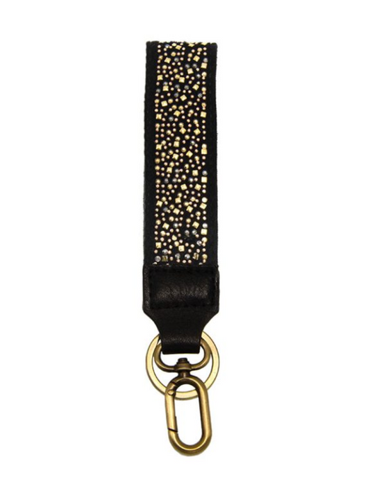 EASY FIND WRISTLET KEYCHAIN-MIXED METAL STUD : 1.5"