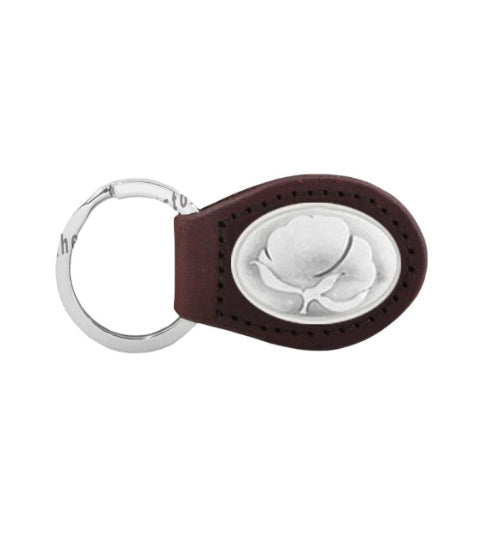 KEY FOB-COTTON : BROWN