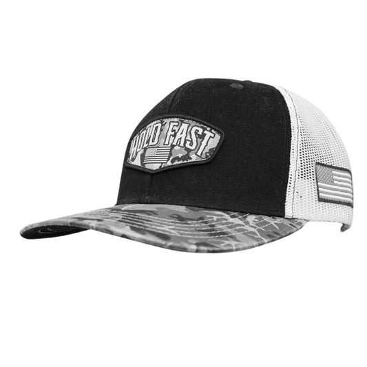 HOLD FAST CAP - BLACK CAMO CREST