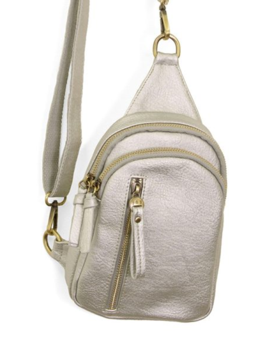 SKYLER SLING BAG-SILVER