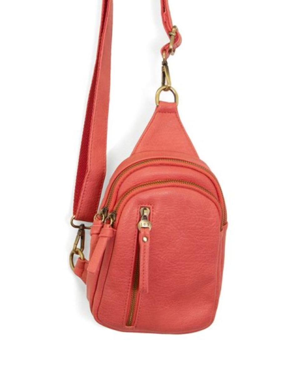 SKYLER SLING BAG-CORAL