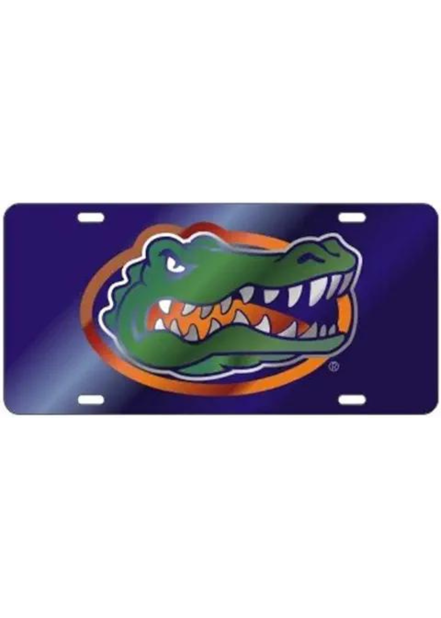 GATOR HEAD TAG-BLUE MIR/REF