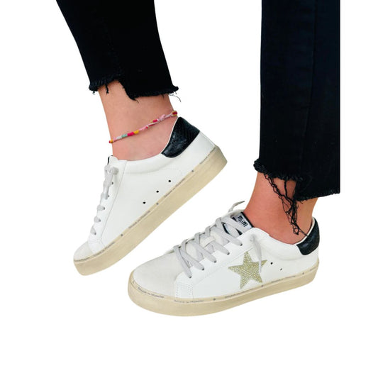 REBA SNEAKERS-BLACK/WHITE