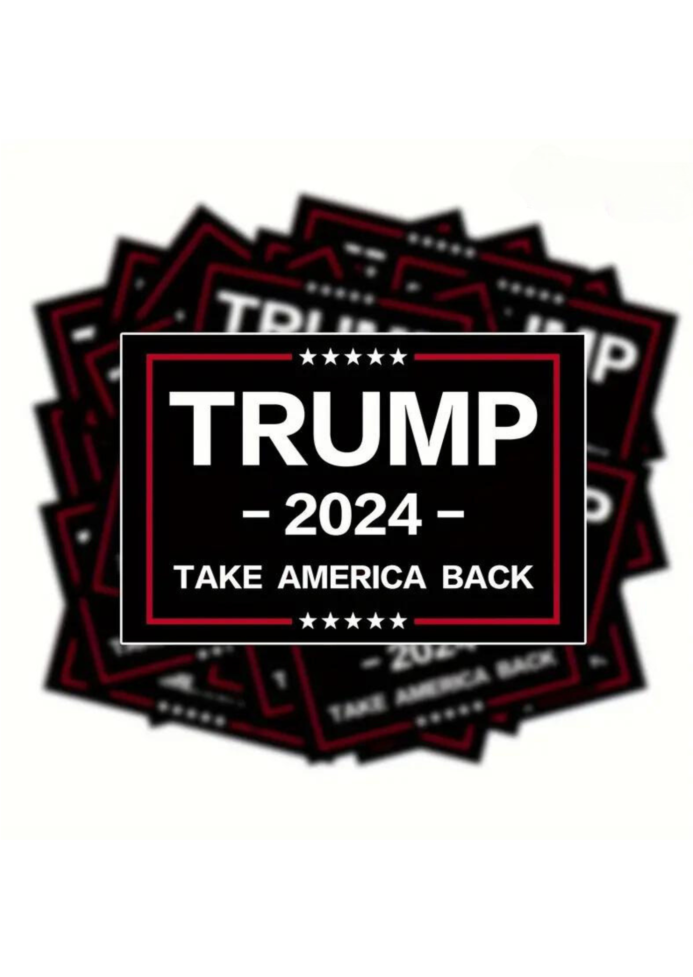 WATERPROOF TRUMP 2024 STICKER