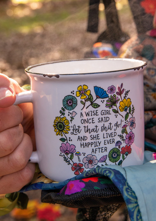 CAMP COFFEE MUG-A WISE GIRL