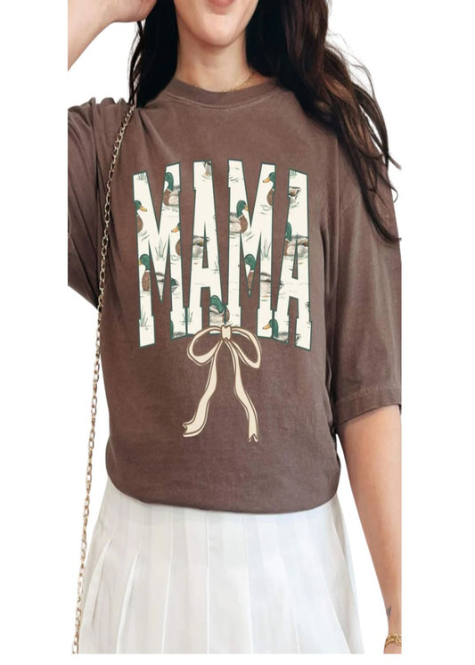 MAMA MALLARD BOW-ESPRESSO