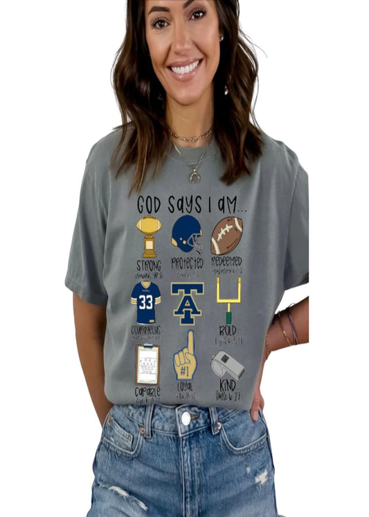 GOD SAYS I AM TA-GREY