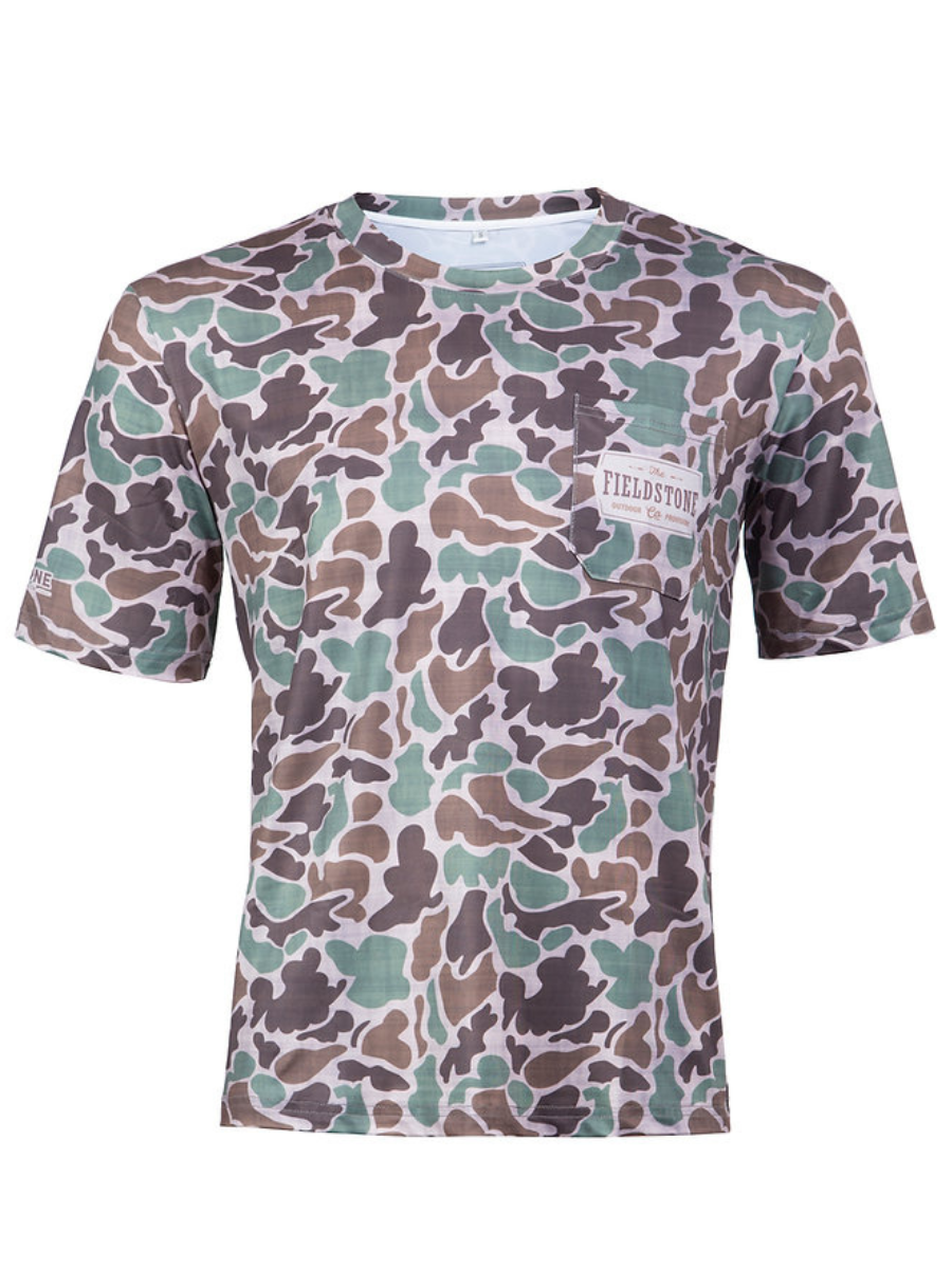 DRY-FIT POCKETED CAMO TEE-SHORT SLEEVE