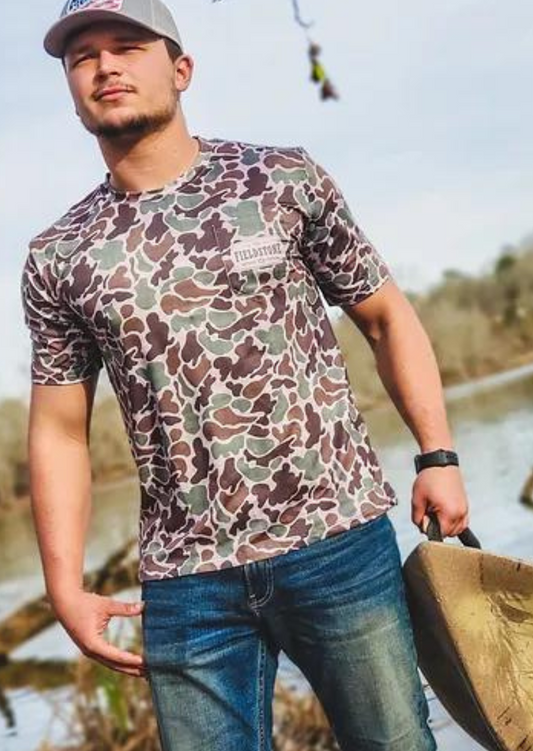 DRY-FIT POCKETED CAMO TEE-SHORT SLEEVE