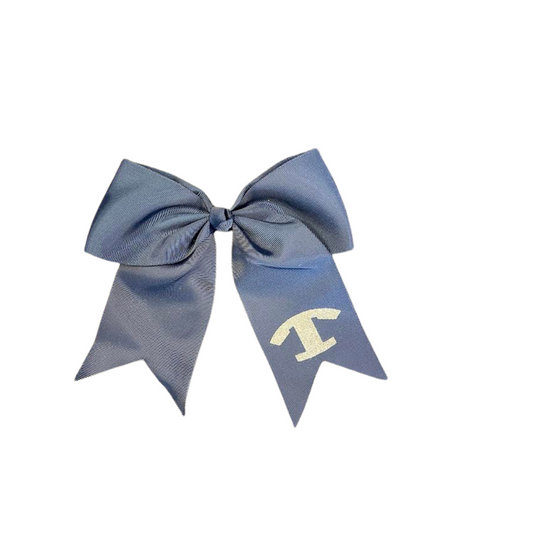TIFT COUNTY BOW-NAVY W/ SILVER GLITTER T