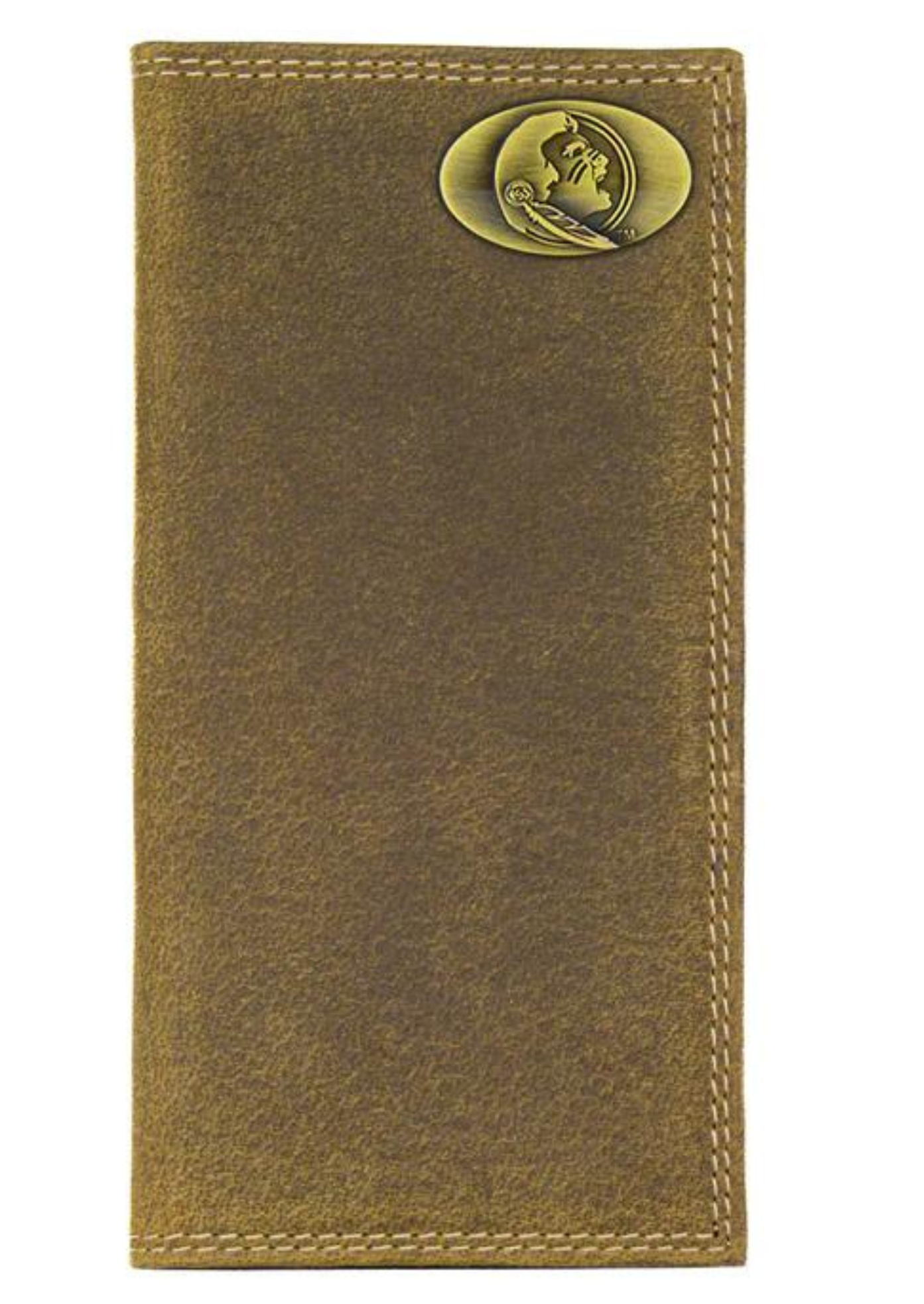 VINTAGE TAN SECRETARY WALLET-FSU