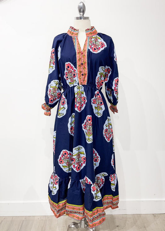 MINDY DRESS - MIDNIGHT MIX