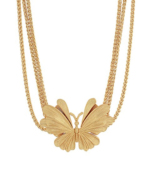 BUTTERFLY NECKLACE - GOLD