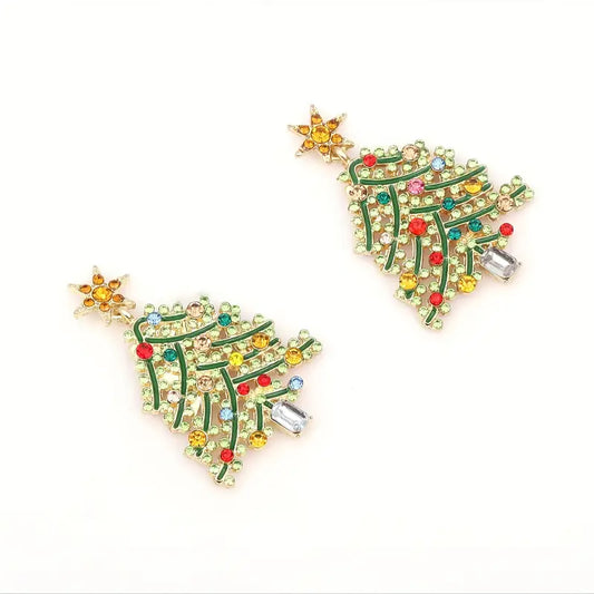 CHRISTMAS TREE EARRINGS