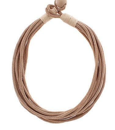 BEIGE ROPE NECKLACE