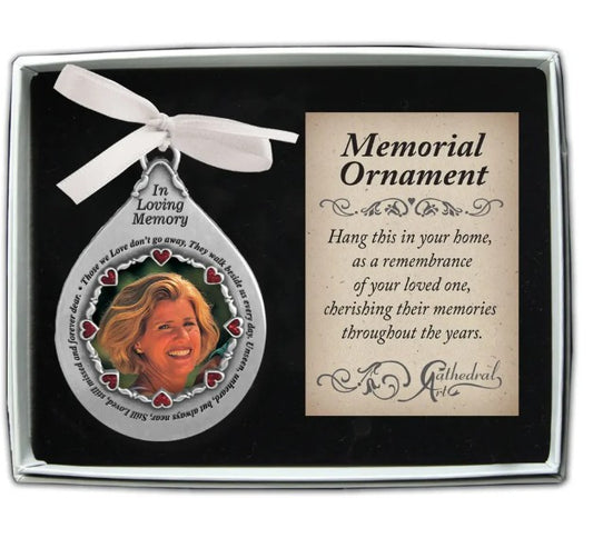 MEMORIAL PHOTO ORNAMENT