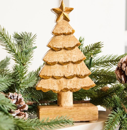WOOD TREE 8INCH