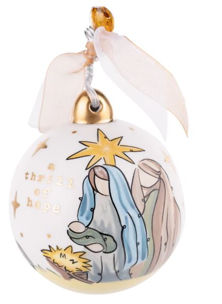 GOLD STAR THRILL OF HOPE ORNAMENT