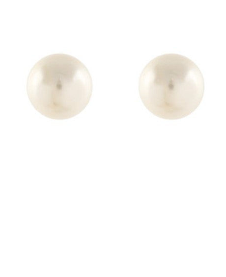 PEARL POST EARRINGS - CREAM PEARL