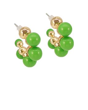COLOR COATED BALL HOOPS - GREEN