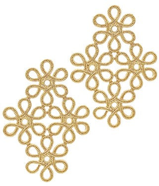 FLOWER EARRINGS - GOLD