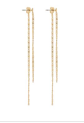 LONG CHAIN EARRINGS - GOLD
