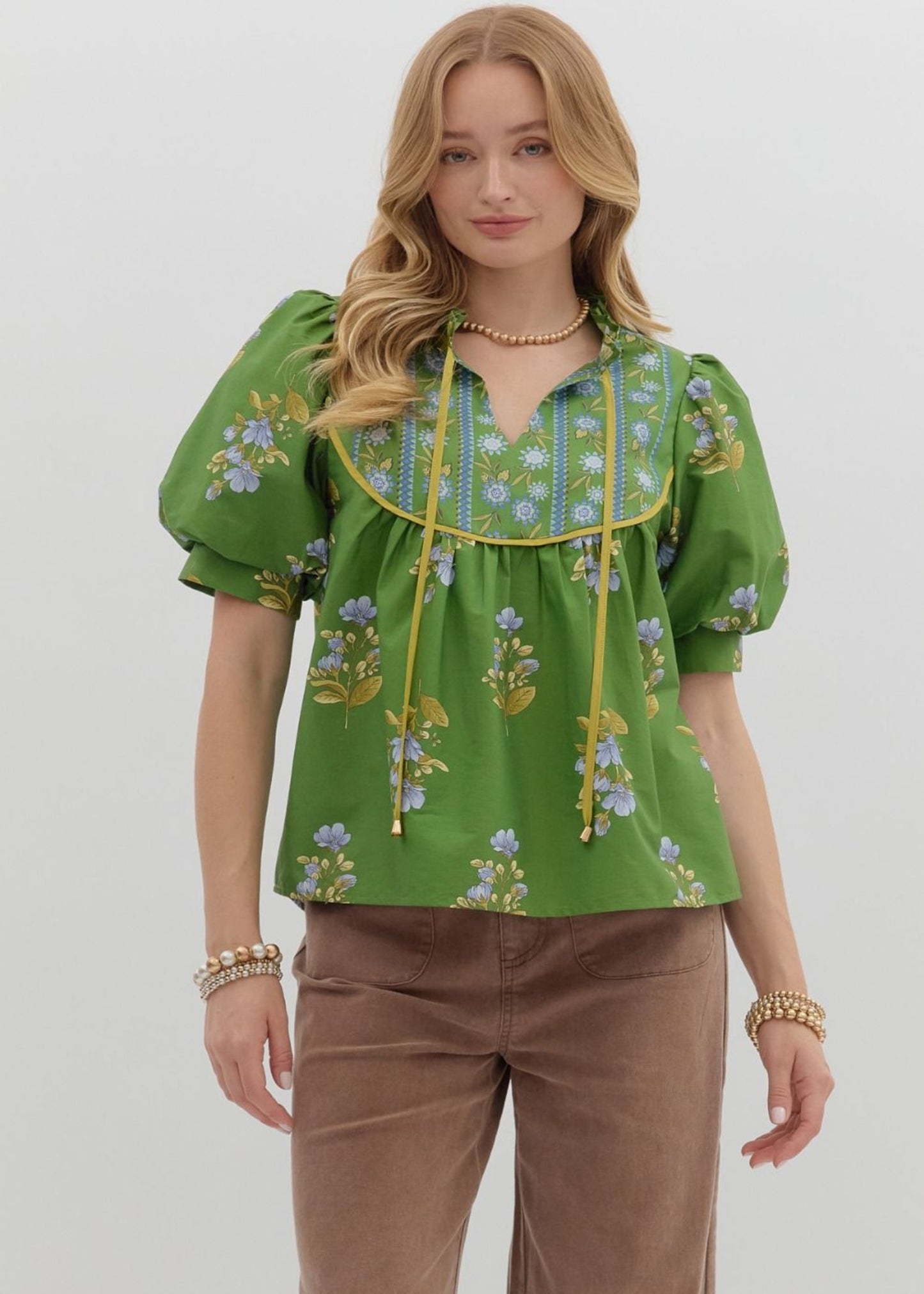EVERLEIGH TOP - GREEN