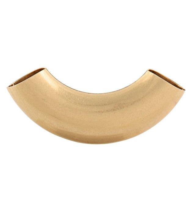 GOLD TUBE PENDANT - FOR SCARF NECKLACE