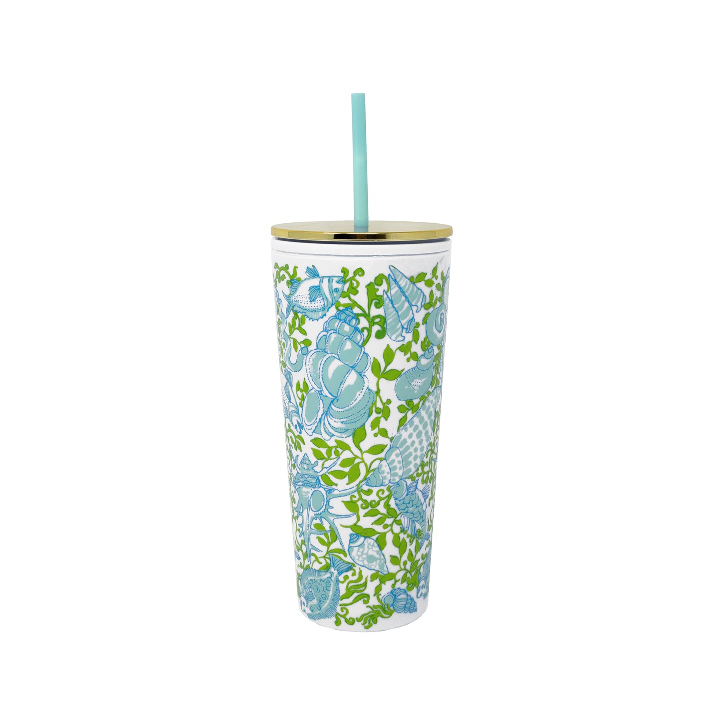 TUMBLER WITH STRAW - THROW ME A LINE