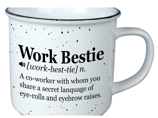 VINTAGE MUG - WORK BESTIE