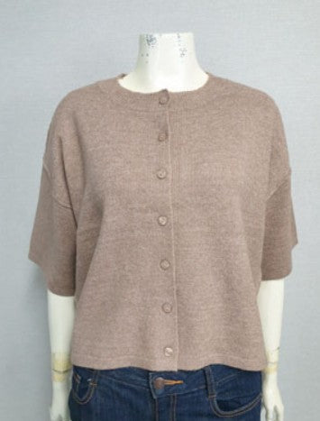 CALLIE TOP - DARK TAUPE