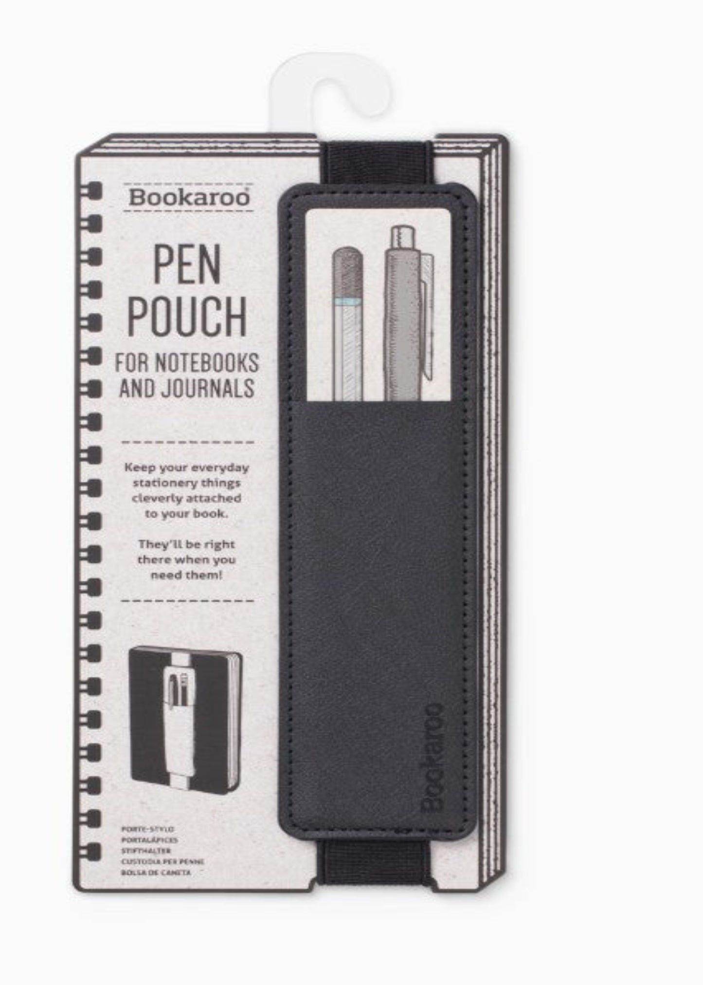 BOOKAROO PEN POUCH - BLACK